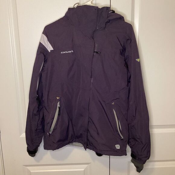 Ladies Columbia Convert‎ ski jacket medium gray - Picture 1 of 5